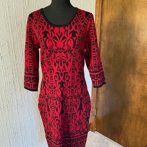 Red/Black Dress